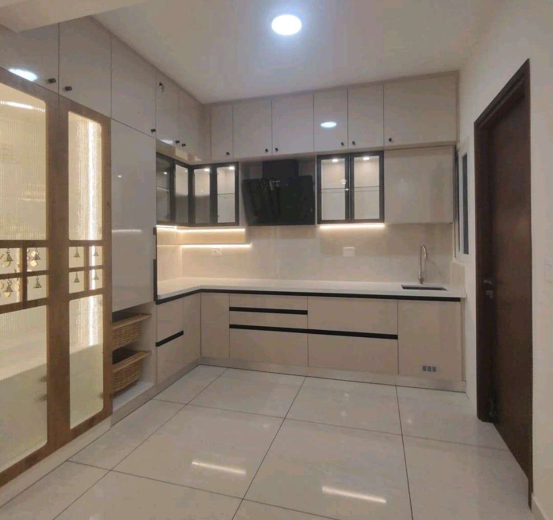 Modular Kitchen with Concealed Lighting — Residential project by AV Engineering & Interiors